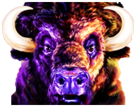 Buffalo symbol, top-paying animal in the Buffalo Stampede paytable