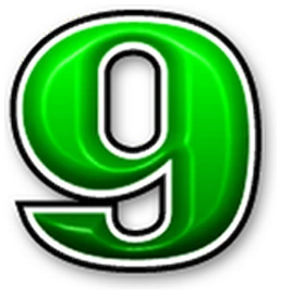 Nine card symbol in Buffalo Stampede