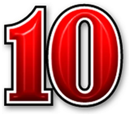 Ten card symbol in Buffalo Stampede
